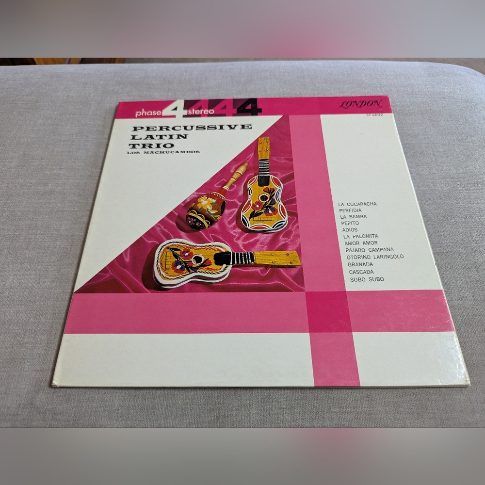 Percussive Latin Trio Los Machucambos LP Vinyl Record